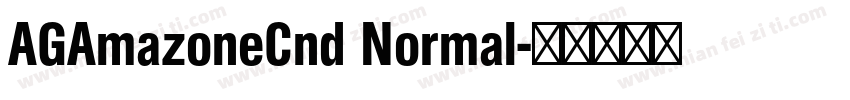 AGAmazoneCnd Normal字体转换